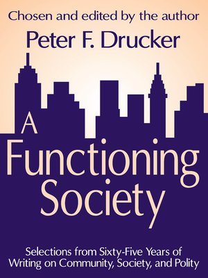 cover image of A Functioning Society